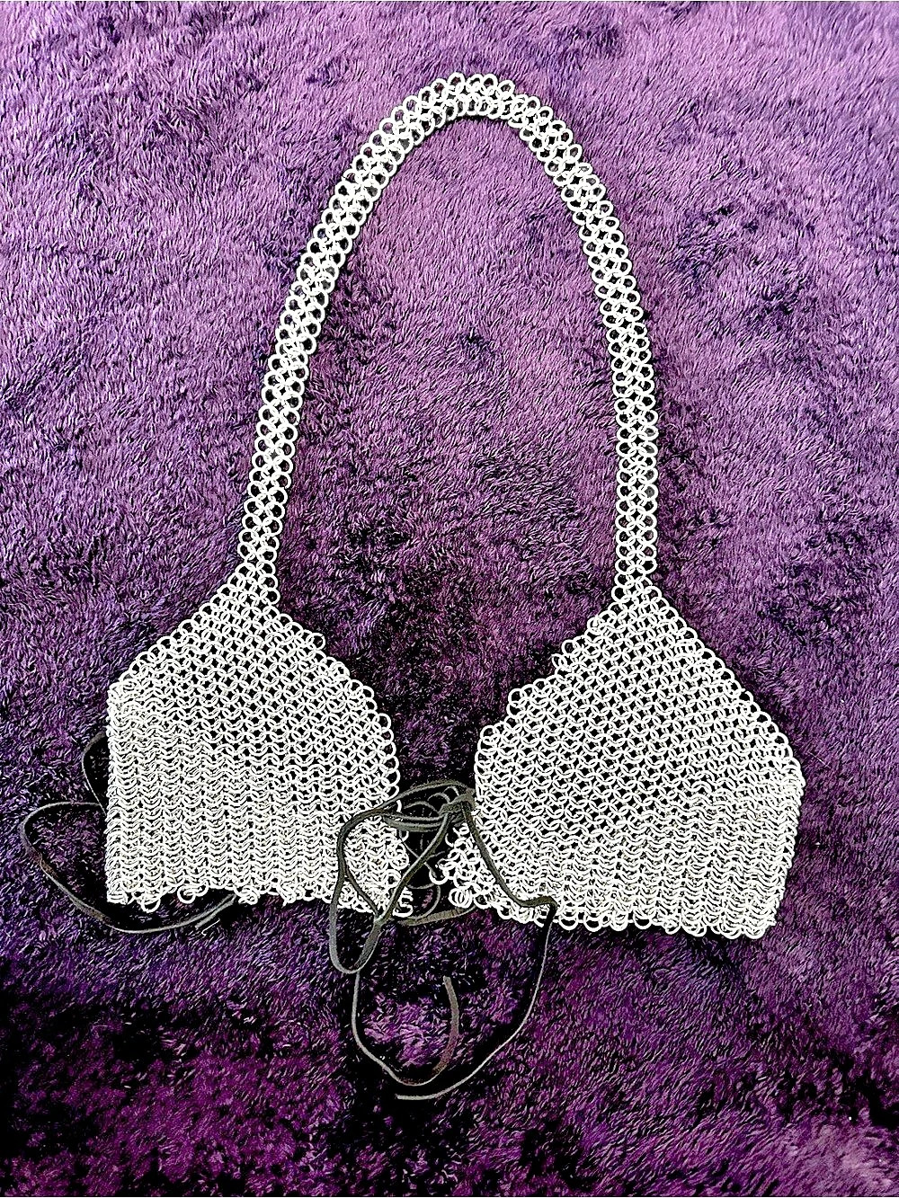 Aluminium Chainmail Adjustable Bikini Top